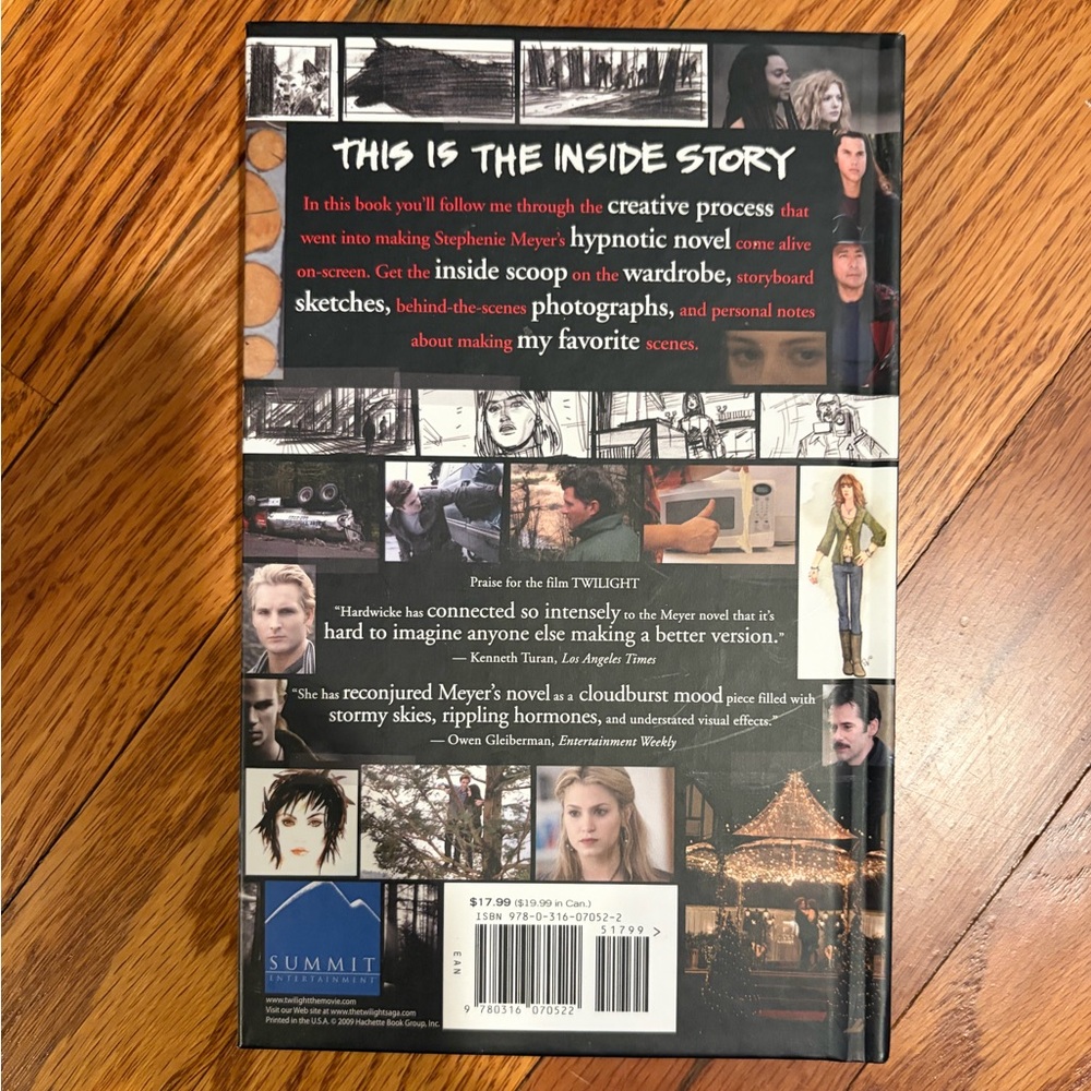Twilight Director's Notebook Hardcover Book - Black with Collage Art - Picture 2 of 4